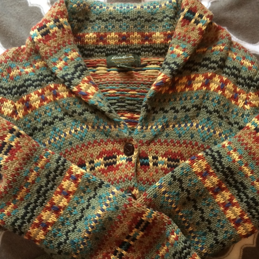 Eddie Bauer Heavy Knit Cardigan